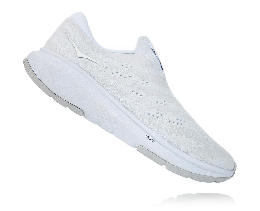 Hoka One One Bezecke Topanky Damske Biele - Cavu 3 Slip - 40869-UIHX